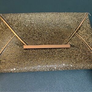 Elegant Gold Clutch Bag